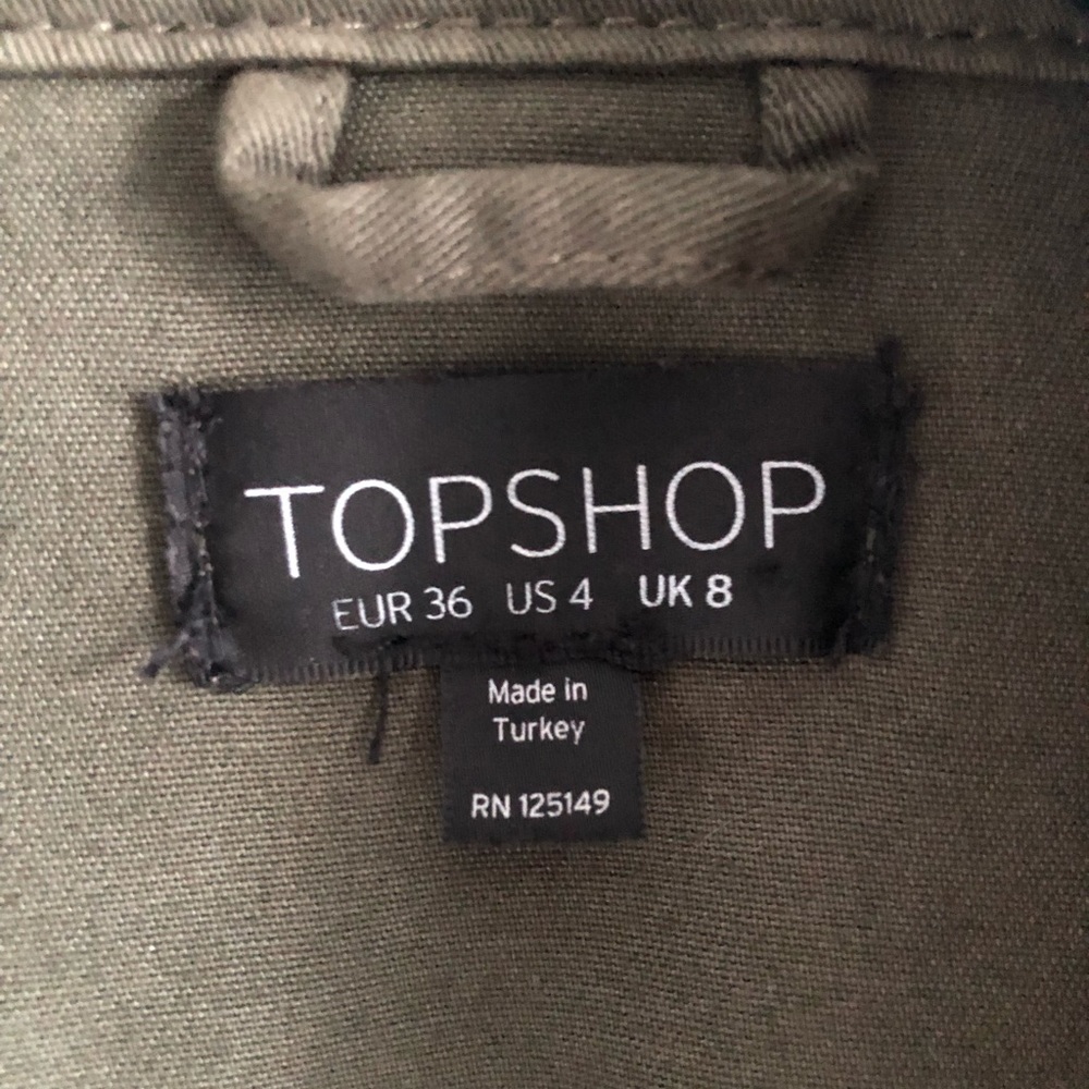 Olive Utility Jacket - Picture 4 of 7